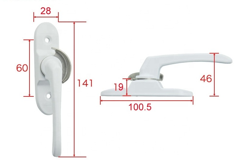 Sliding door latch lock aluminum window lock