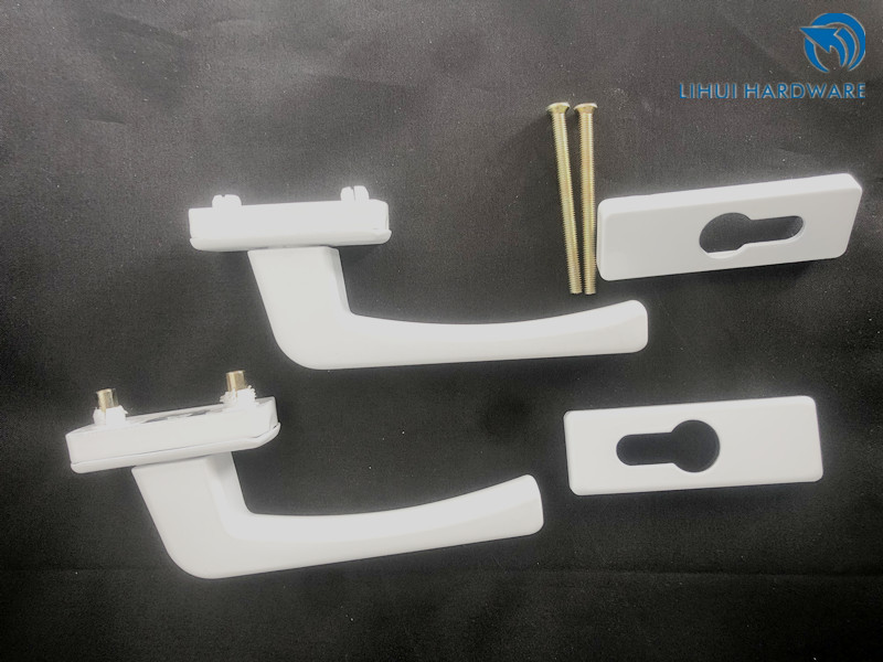 double side opening Upvc  sliding casement swing door handle