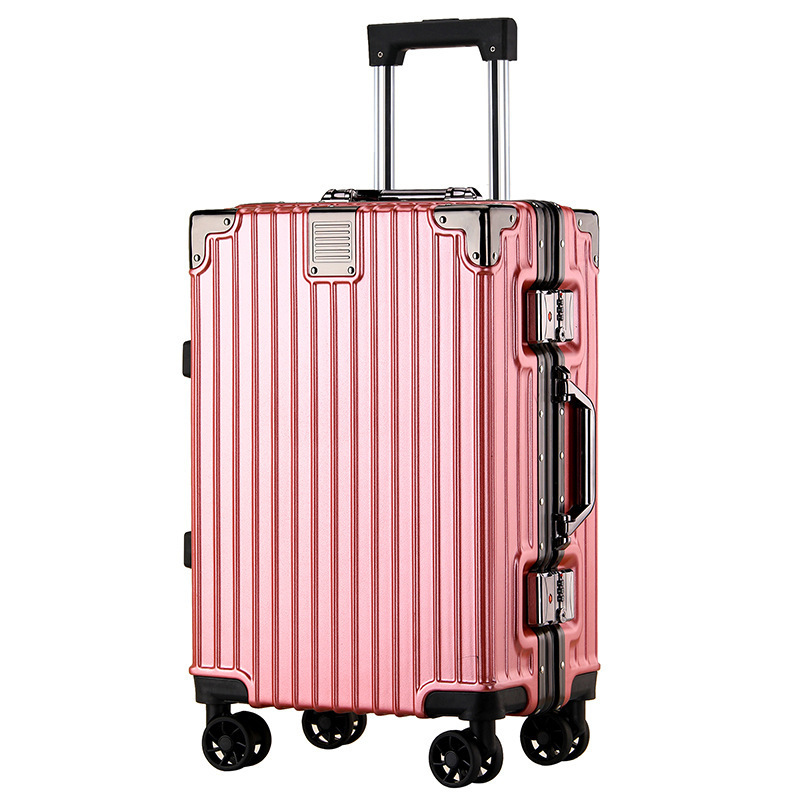 20' 22' 24' 26'Luggage Set Aluminium frame students trolley bags male sturdy business large capacity travel suitcase