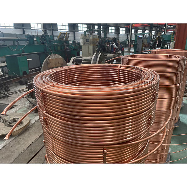 1m,2m,3m,6m copper capillary tube inner-grooved copper tube for ACR and Refrigeration