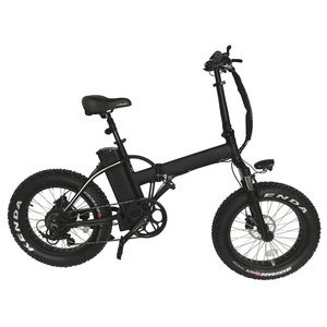 20" EU 350W Folding Fat Tire 20*4.0 Step Through Ebike Fatbike 150 KG Load E Bike Electric Mountain Bicycle