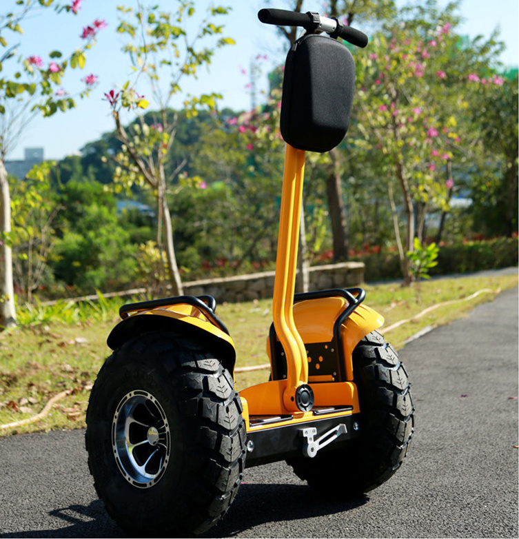 Beach Gyrocopter Foldable Big Two Wheels Self Balancing Electric Scooter With Handle