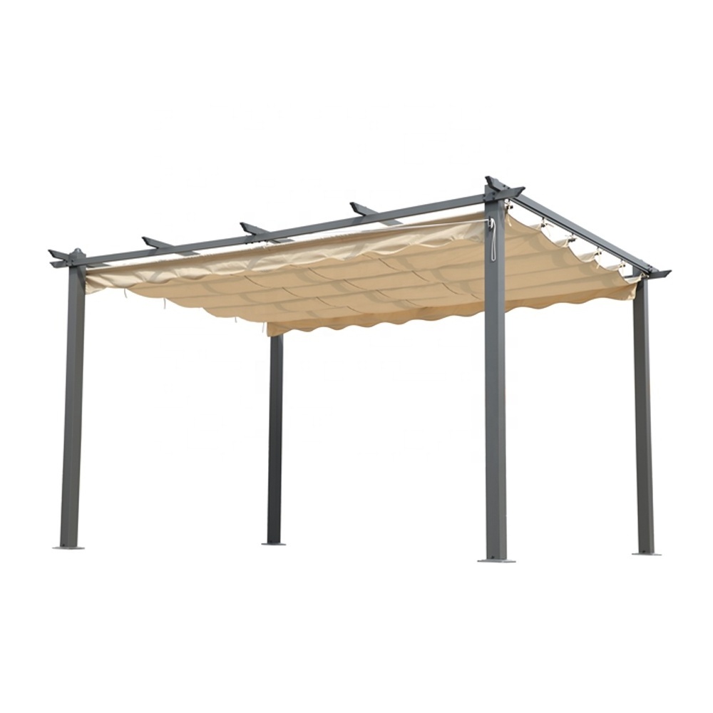 pergola gazebo outdoor modern cover outdoor waterproof hardtop gazebo