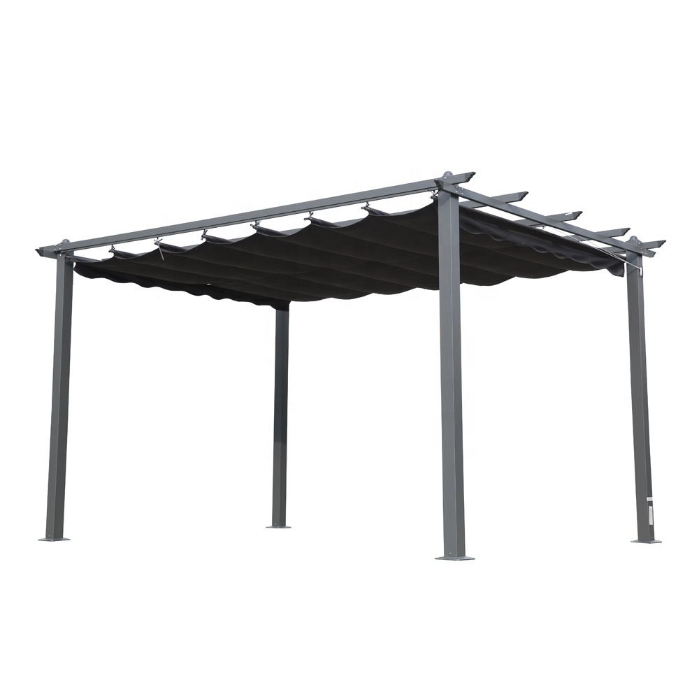 pergola gazebo outdoor modern cover outdoor waterproof hardtop gazebo