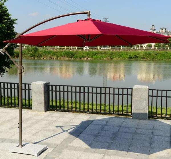 Parasol Outdoor Big Garden Sun Aluminum Windproof Patio Cantilever Umbrella