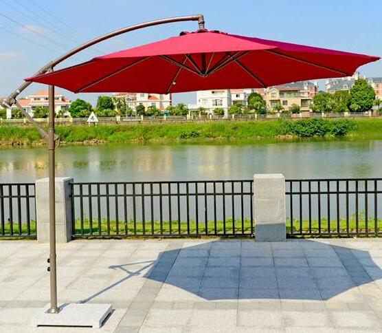 Parasol Outdoor Big Garden Sun Aluminum Windproof Patio Cantilever Umbrella