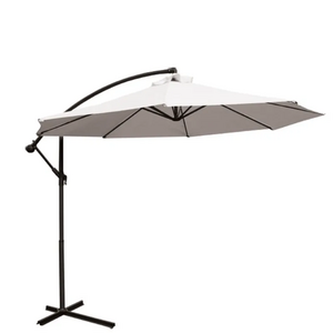 commercial outdoor cantilever custom design parasol aluminum crank side pole garden sun patio beach umbrella