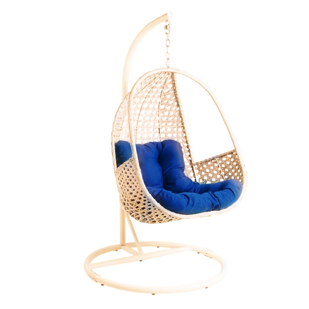 Garden furniture Hammock swinging patio ceiling rattan wicker outdoor round adult garden hanging egg swinging chair