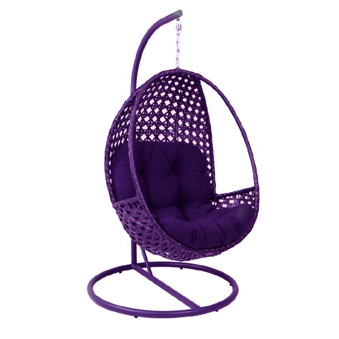 Garden furniture Hammock swinging patio ceiling rattan wicker outdoor round adult garden hanging egg swinging chair