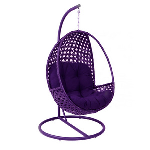 Garden furniture Hammock swinging patio ceiling rattan wicker outdoor round adult garden hanging egg swinging chair