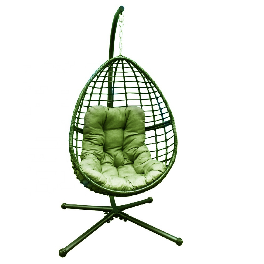 Garden furniture Hammock swinging patio ceiling rattan wicker outdoor round adult garden hanging egg swinging chair