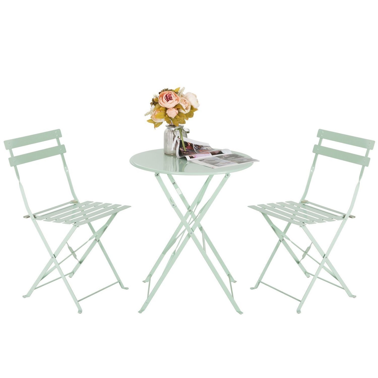 Cheap Outdoor Cafe Furniture Table Set 2 Chairs and 1 Table balcony set