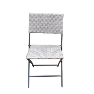 Outdoor Patio Wicker Rattan Furniture Bistro Folding Dining Chair