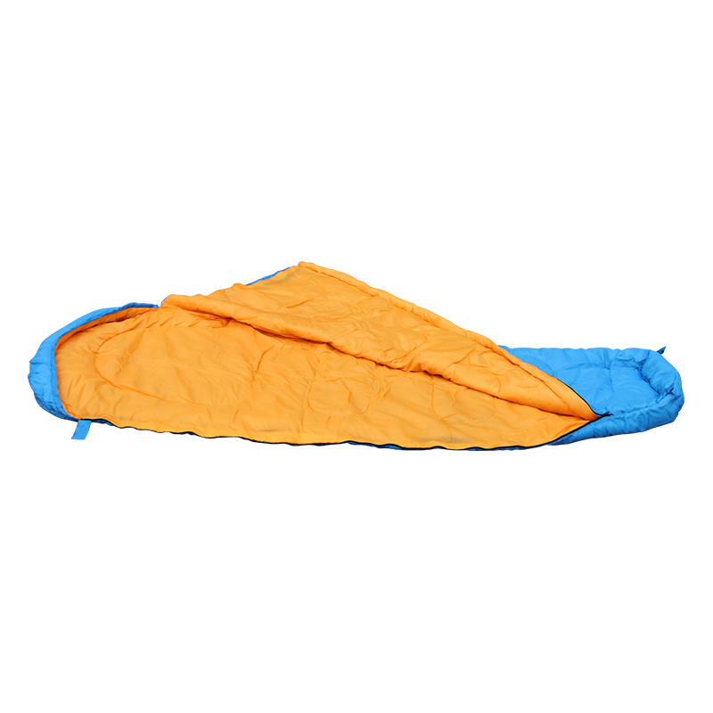 Factory Directly Selling Camping Product Outdoor Sleeping Bag China Cotton Waterproof Blue Floor Mat 3 Seasons 1pc/carry Bag