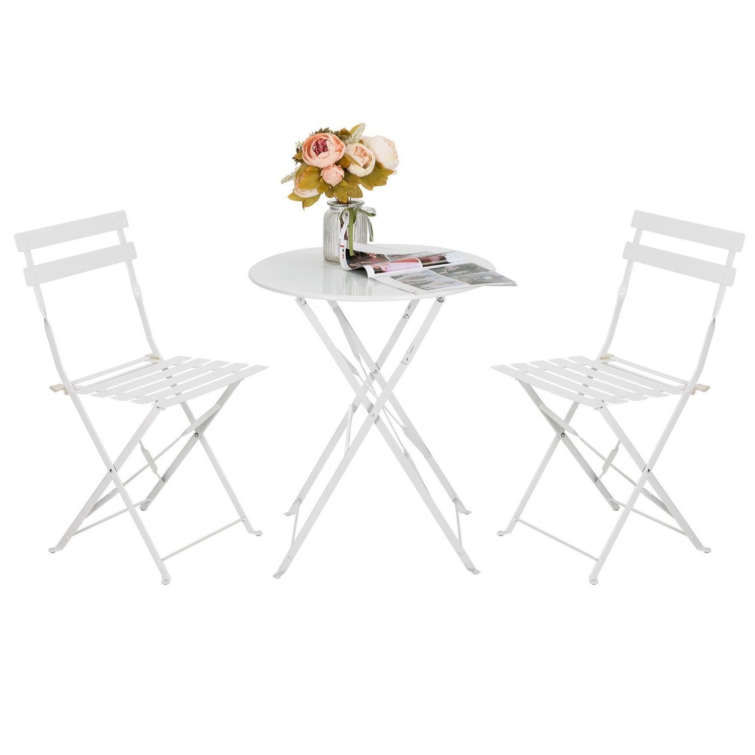 Cheap Outdoor Cafe Furniture Table Set 2 Chairs and 1 Table balcony set