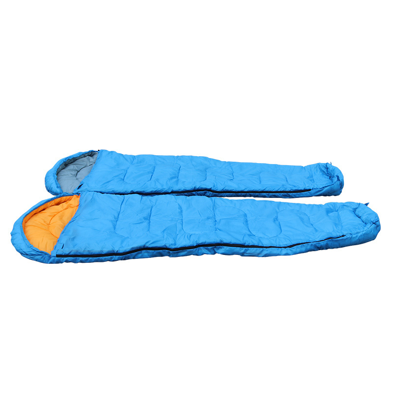 Factory Directly Selling Camping Product Outdoor Sleeping Bag China Cotton Waterproof Blue Floor Mat 3 Seasons 1pc/carry Bag