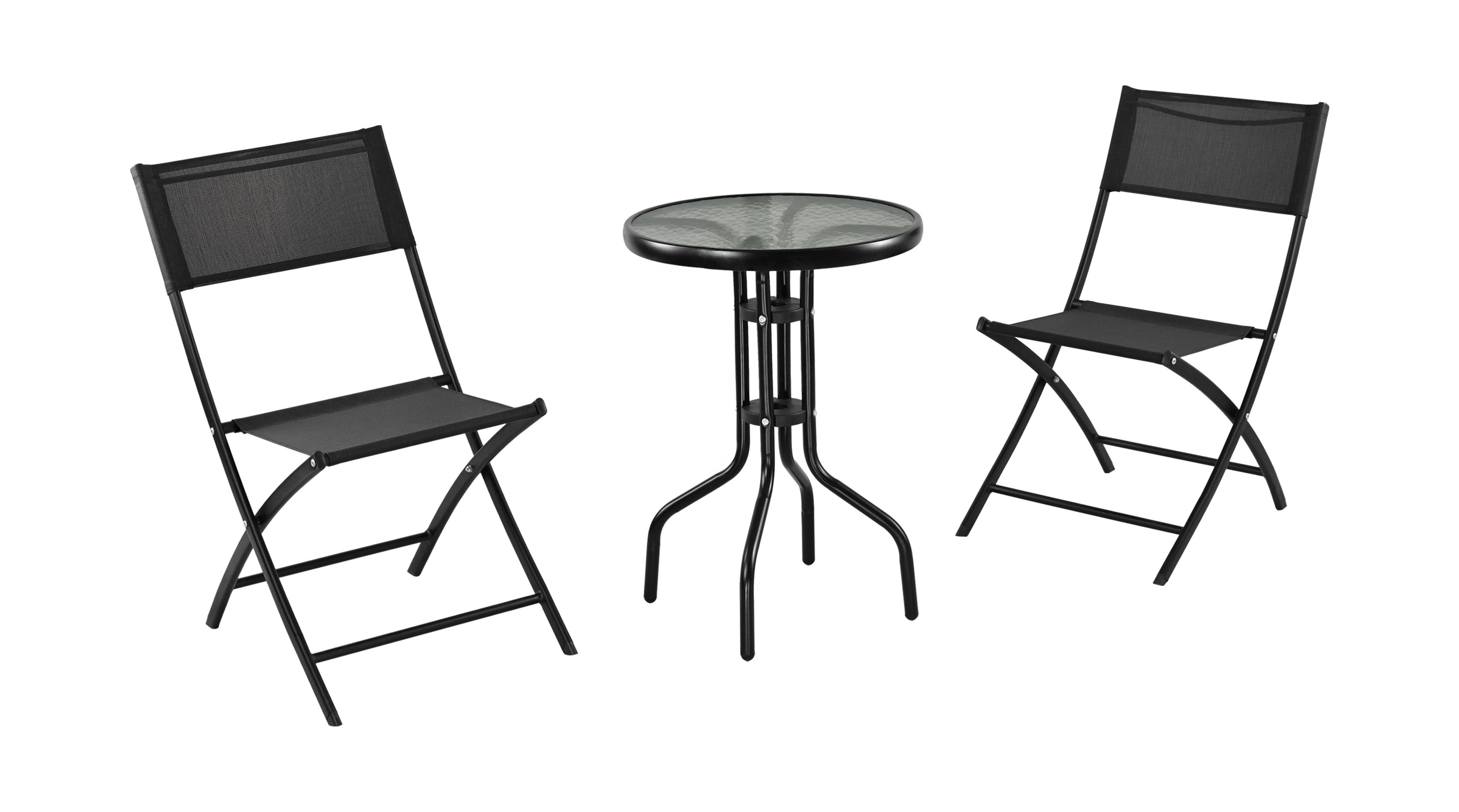 garden chair Best Choice Products 3-Piece Patio Bistro Dining tables with garden chair garden,Steel Frame