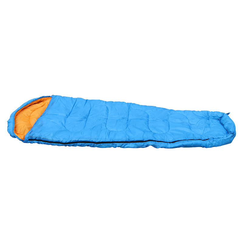 Factory Directly Selling Camping Product Outdoor Sleeping Bag China Cotton Waterproof Blue Floor Mat 3 Seasons 1pc/carry Bag