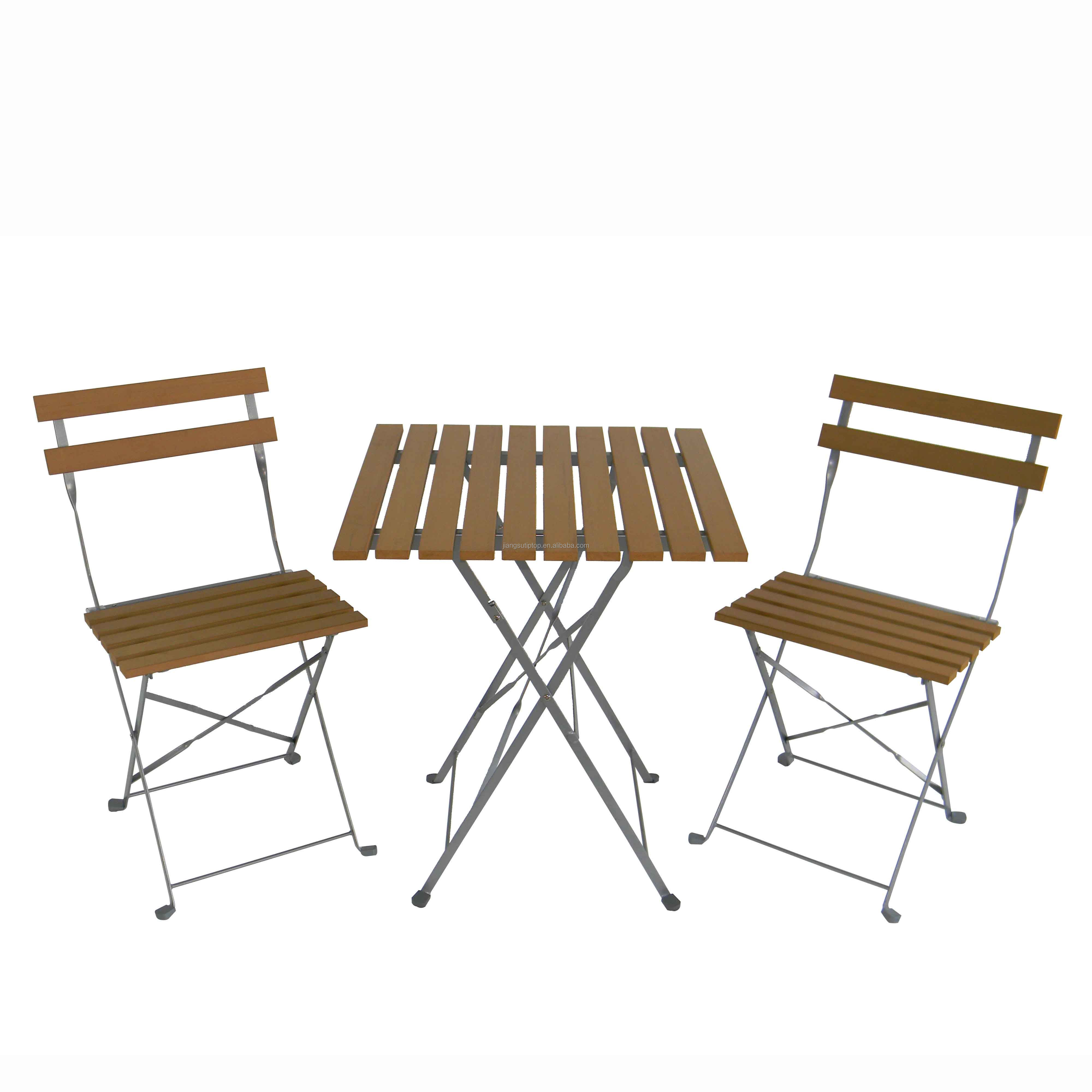 Garden sets,Best outdoor furniture Choice Products 3-Piece Patio Bistro Dining table Set,2 Folding Chairs