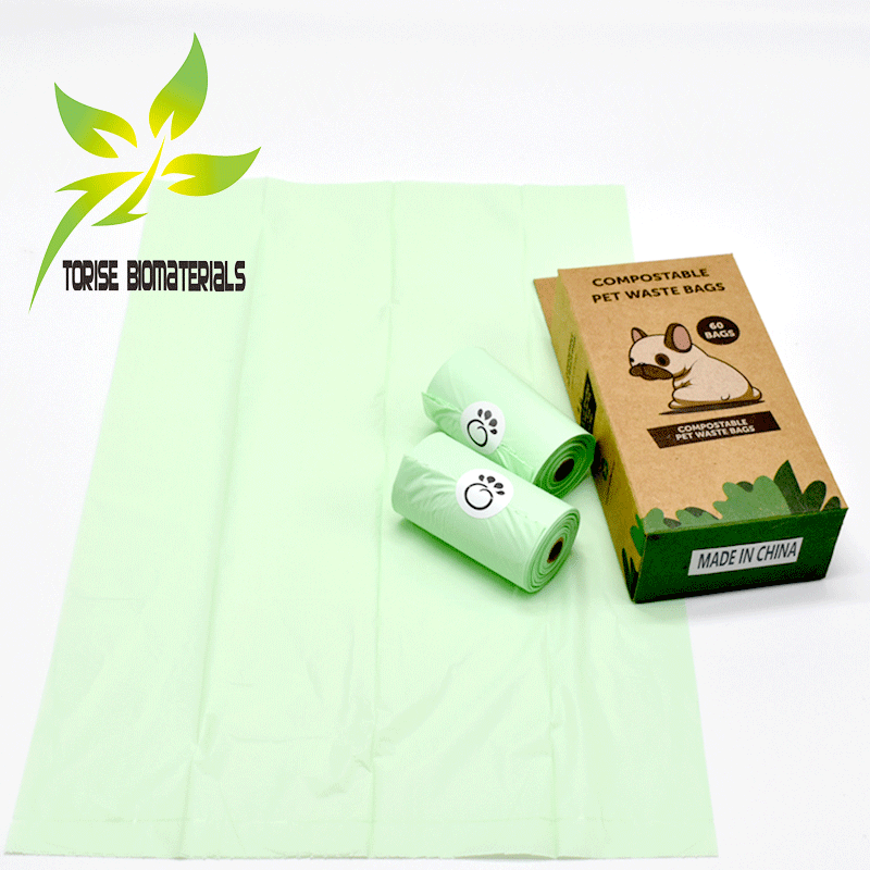 Eco Friendly Pet Supplies Poop bag Biodegradable Dog Excrement Bag Compostable Stool Bag