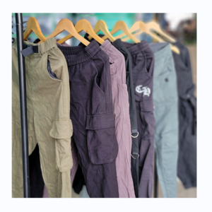 Wholesale used clothes used Men's Multi-pocket long pants high quality used cargo pants bale