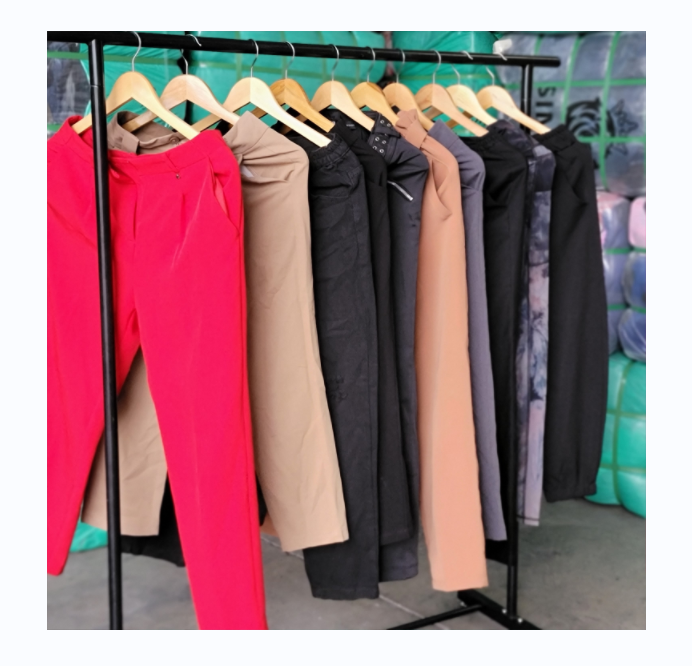 Factory Price Used Ladies Casual Pants Pantskirt Mixed Selling Bales Ladies Clothes Second Hand Clothing