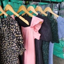 Fashion Cheap Price Used Clothes Girls Ladies Casual Dresses Mixed Second Hand Clothing For Women