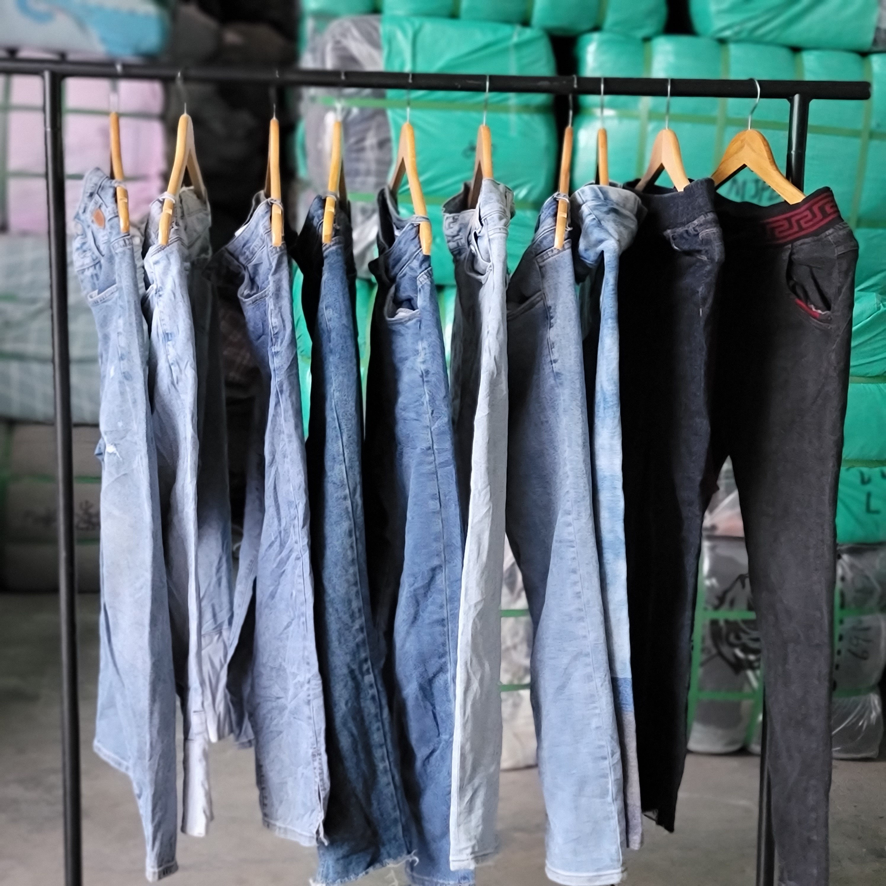 Cheap Casual Trousers stock jeans custom destroyed denim Jeans ripped skinny jeans men surplus stock lots clearance used clothes