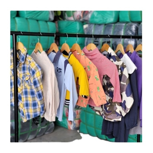 Hot Sell Children Clothing Bales Summer Wear Clothing Second Hand Kids Mixed Used Clothes Bales From USA