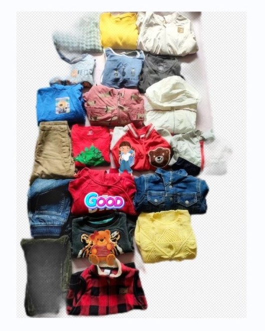 Hot Sell Children Clothing Bales Summer Wear Clothing Second Hand Kids Mixed Used Clothes Bales From USA