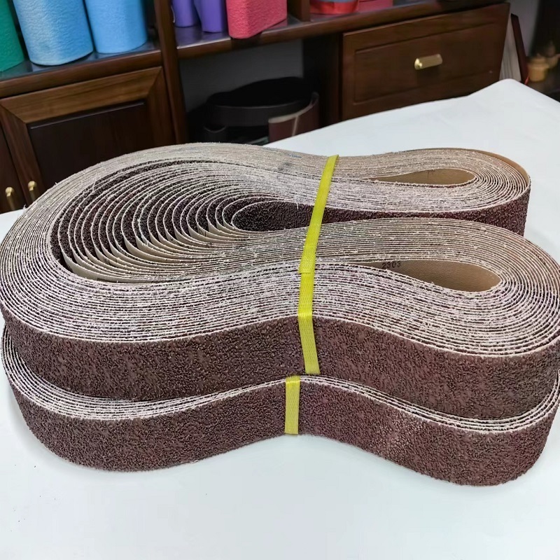 cubitron Aluminium oxide fibre abrasive sanding belts with high quality