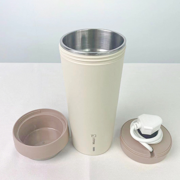 New warm keeping cup heating bottle insulation flask stainless steel electric kettle kettle style