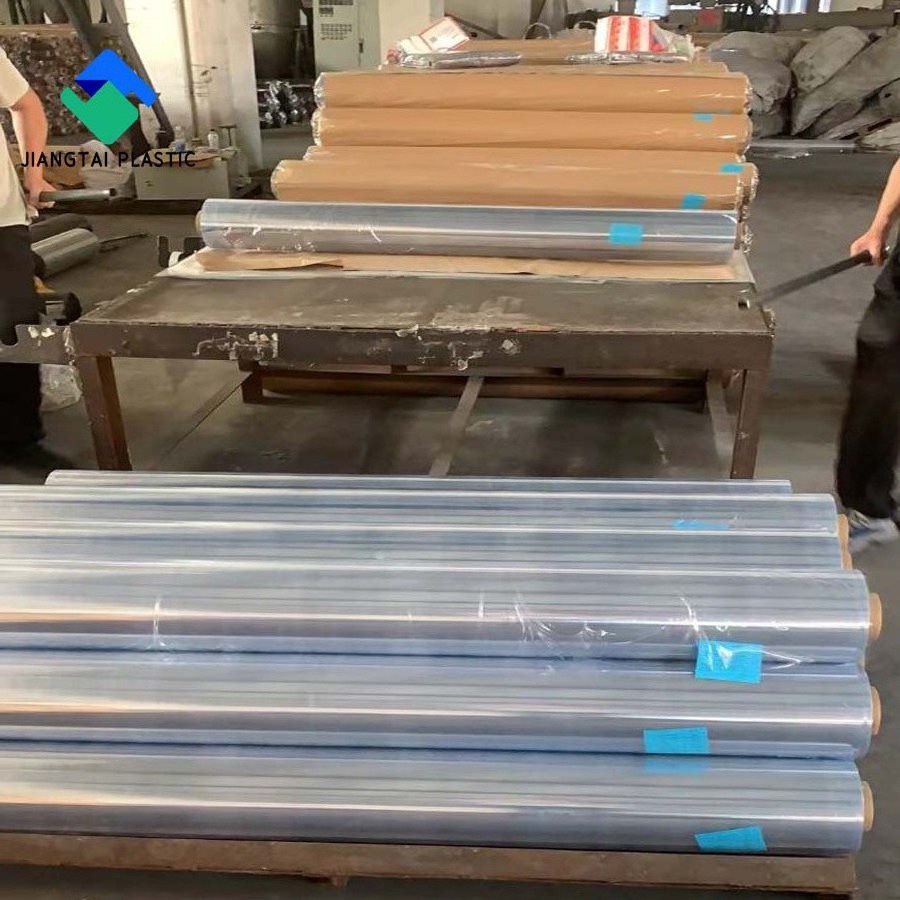 Jiangtai Plastic popular PVC Film Factory price non-sticky clear vinyl PVC plastic film super clear PVC film