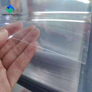 Jiangtai 150 Micron Rigid Plastic Transparent PVC Roll sheet for folding box