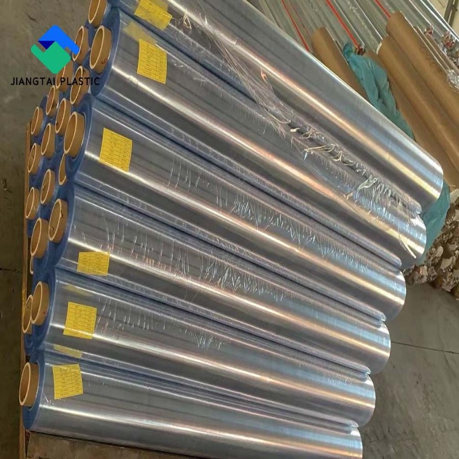 Jiangtai Plastic popular PVC Film Factory price non-sticky clear vinyl PVC plastic film super clear PVC film