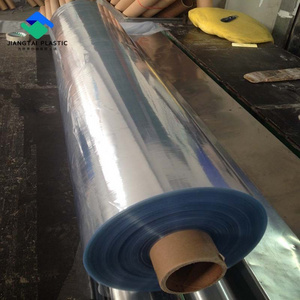 Jiangtai Plastic Factory Price Transparent PVC Film Non-sticky Clear Pvc Plastic Film Vinyl Shrink Clear Soft PVC Film