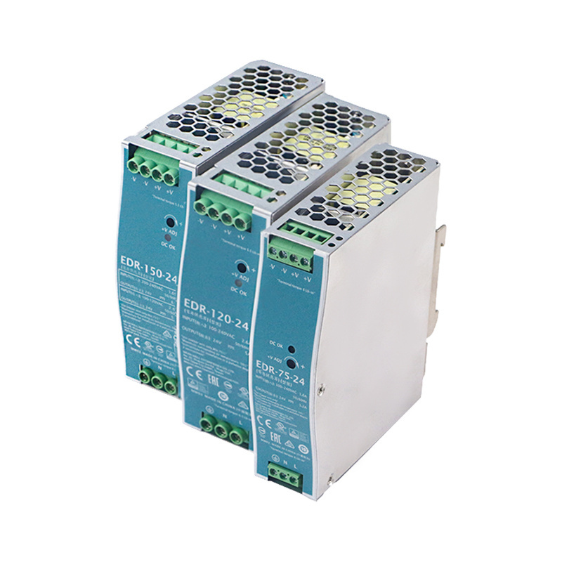 Industrial AC/DC Din rail power supply switch MDR HDR 10W 20W 40W 60W 100W Single output Switching 12V 24V Power source