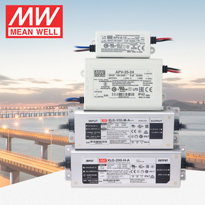 MEANWELL Power Supply 8W-600W 36v 48v 12v 24v Dimmable Dali Waterproof LED Driver for LED Lights