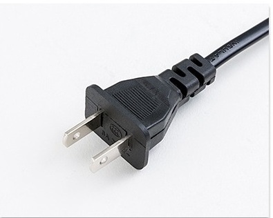 AC Input Cable , IEC320-C8 Pin AC INLET UK EU  US AU Type Plug, 1.0m Length