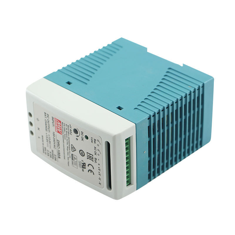 Mean Well DRC-100A AC DC Din Rail Switching Power Supply 100w 13.8V 12V CCTV Power Supplies with Battery Backup