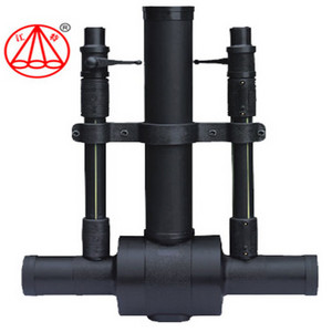 Jiangte pe100 hdpe electrofusion fittings for natural gas pipe PE ball valve