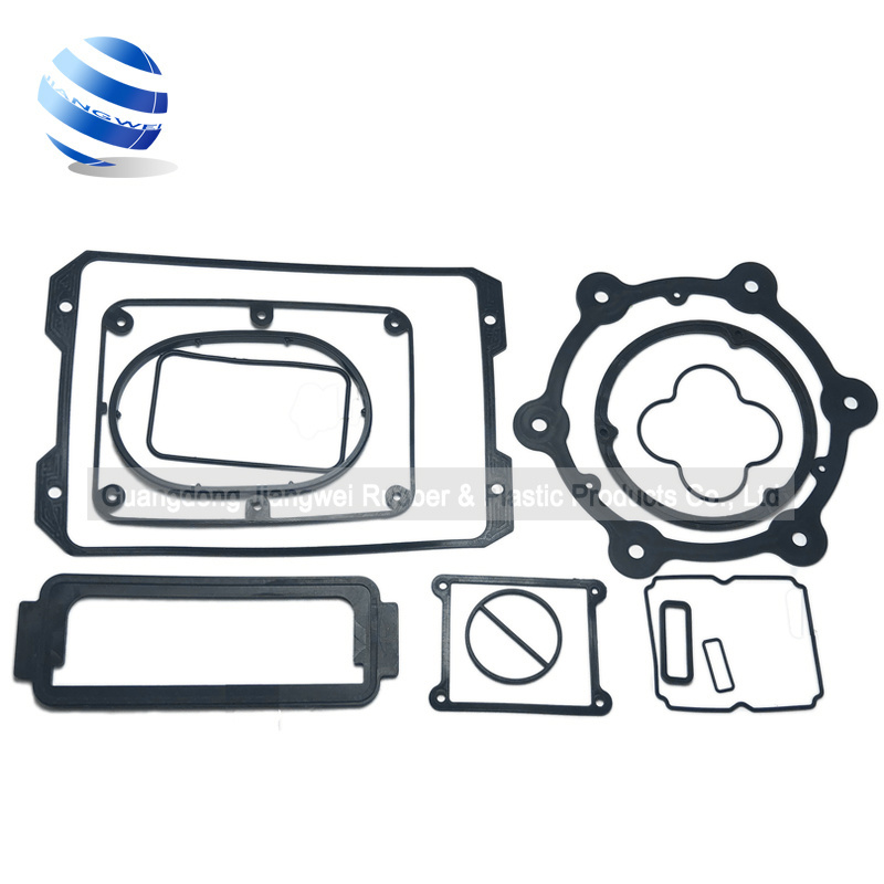 Rectangular edpm silicone rubber flat hole square spacer washer gasket