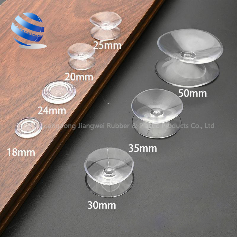 Eco friendly glass table top pvc rubber suction cups suckers for glass table tops