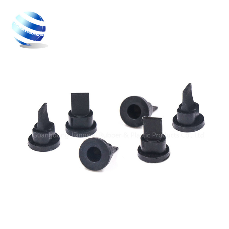 Custom high quality micro pressure small mini one-way one way epdm silicone rubber duck bill duckbill air drain check valves