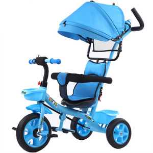 Baby care 4 IN 1 kid stroller trike ride on cheap baby stroller tricycle 3 wheels boy push tricycles toddler kids for tricycle