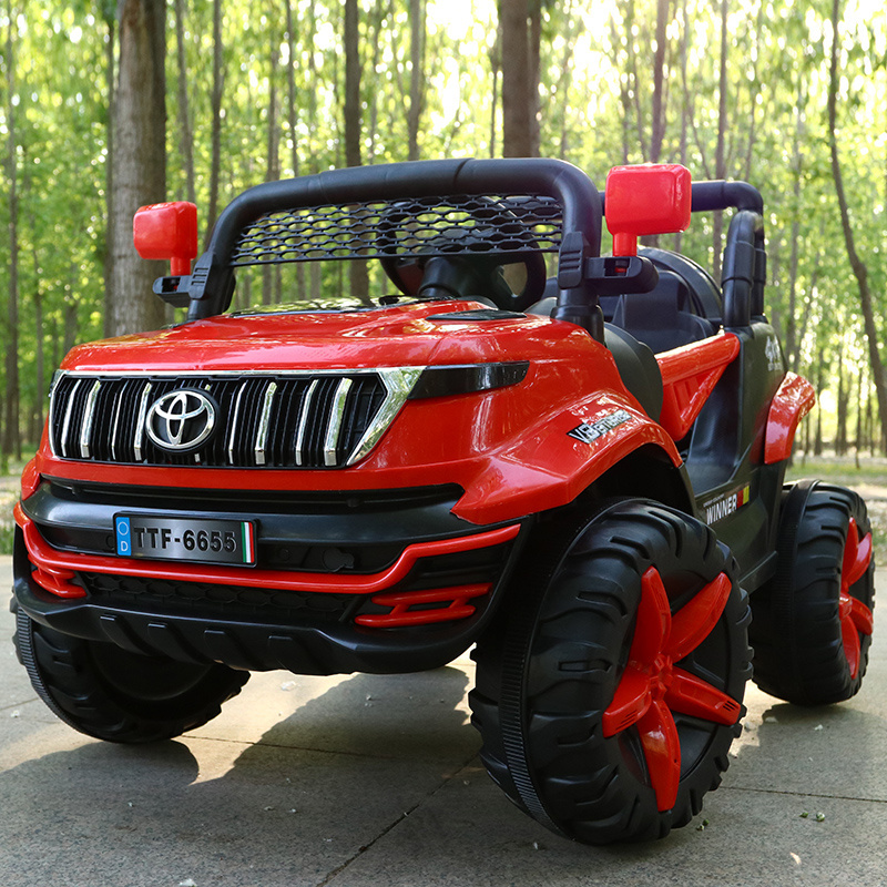 New style 12V Kids 2-Seater Ride On Truck Car Electric car 4-Wheeler Suspension Parent Remote Control MP3 LED Lights