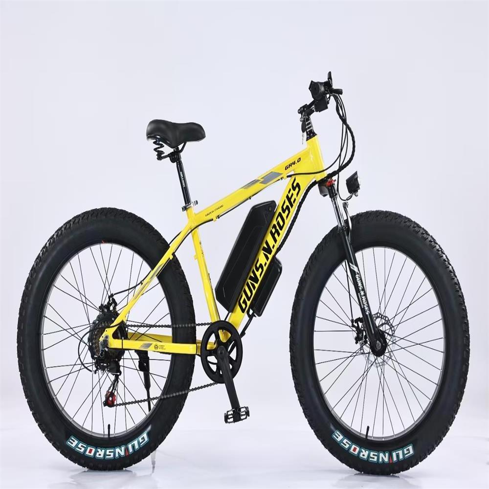 Fast Delivery 48V 500W Fashionable Sand Snow Fat Tire MTB , 26 inch Europe Electric Fat Bike , Electric Bike with Lithium