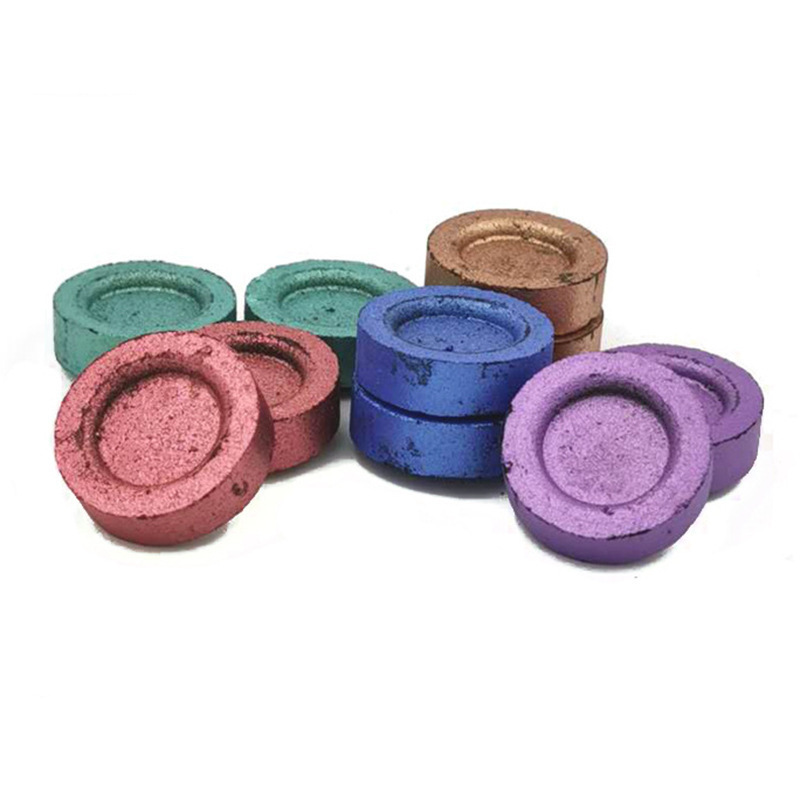 Colorful Round Charcoal Multiple Colors For Shisha Incense Hookah