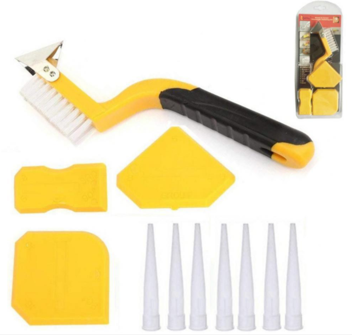 Hot selling wholesale factory sealant smooth silicone removal mighty 11 Pieces Caulking Tool Kit