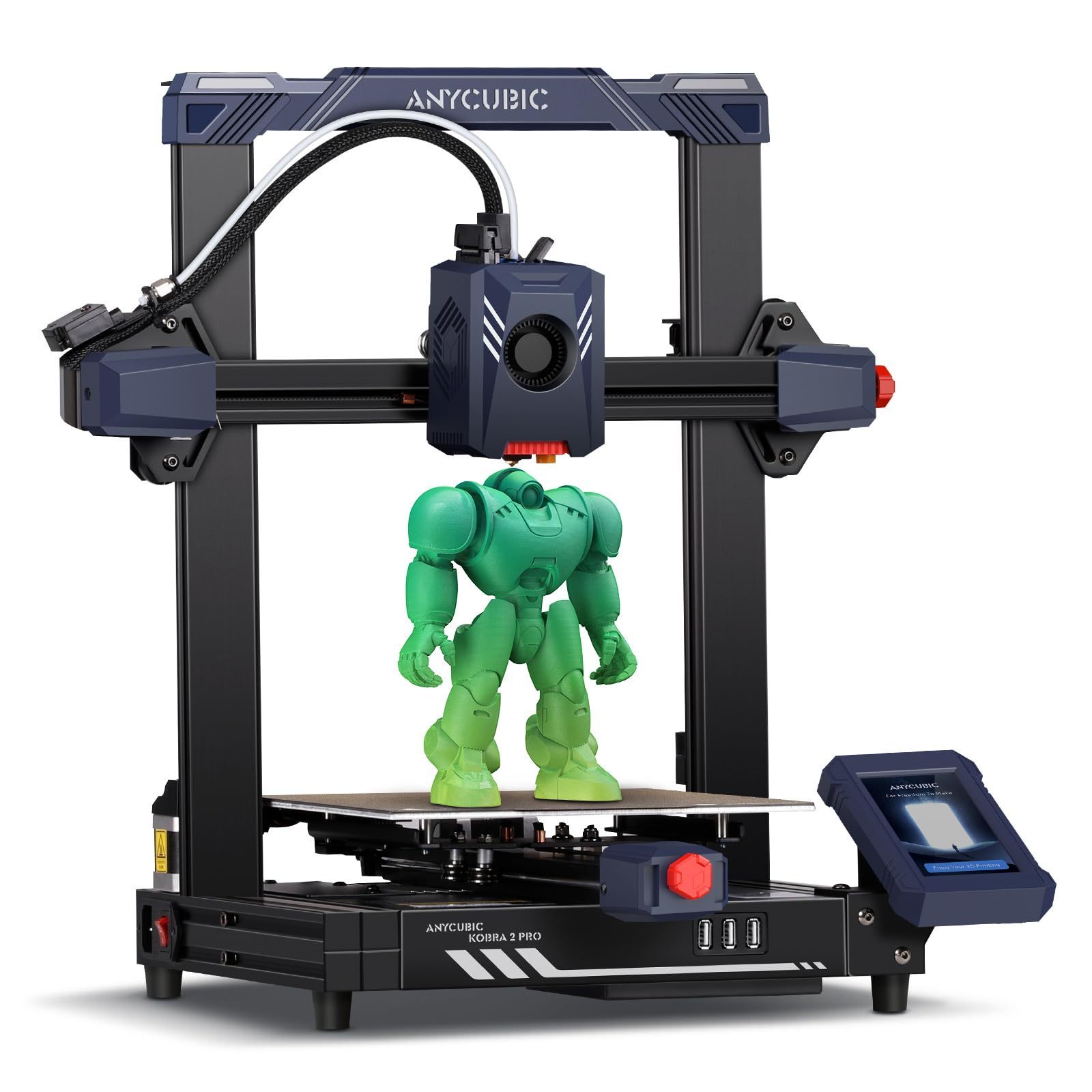 Anycubic- Kobra 2 Pro 3D Printer,High Power Powerful Computing New Structure,Upgraded LeviQ 2.0 Auto Leveling Smart Z-Offset